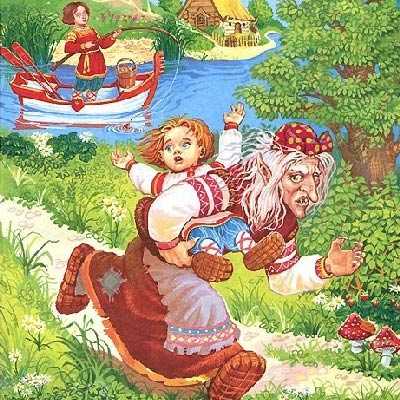 Баба-яга и жихарь 👹 русская народная сказка