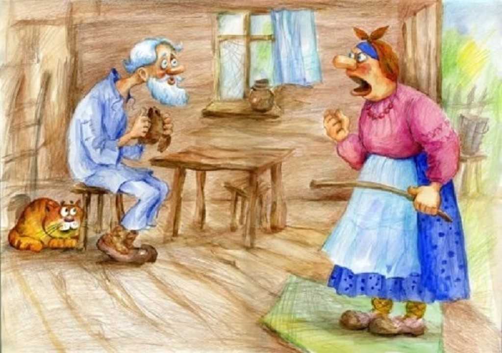 Детские сказки читать онлайн - детские сказки как муж отучил жену от сказок - русская народная сказка в обработке афанасьева александра николаевича