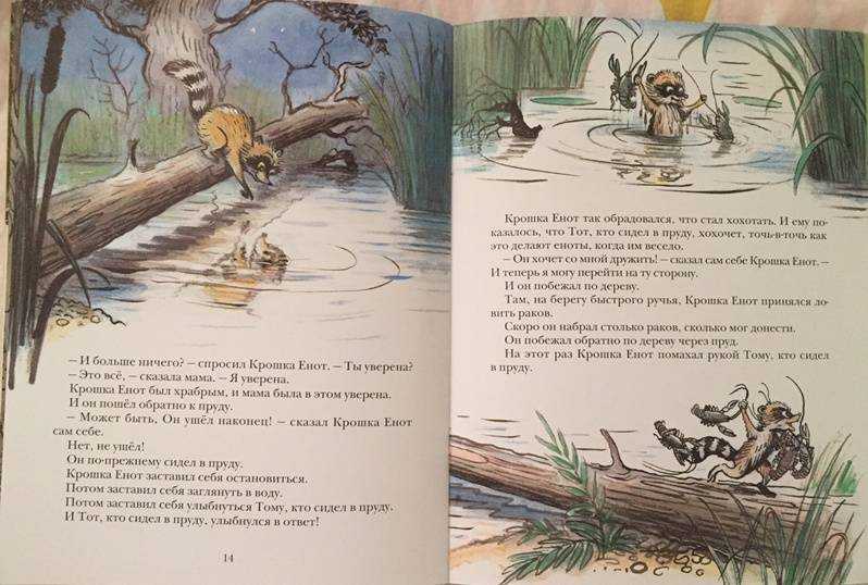 Книга крошка енот и тот, кто сидит в пруду - читать онлайн - страница 1. автор: муур лилиан. все книги бесплатно