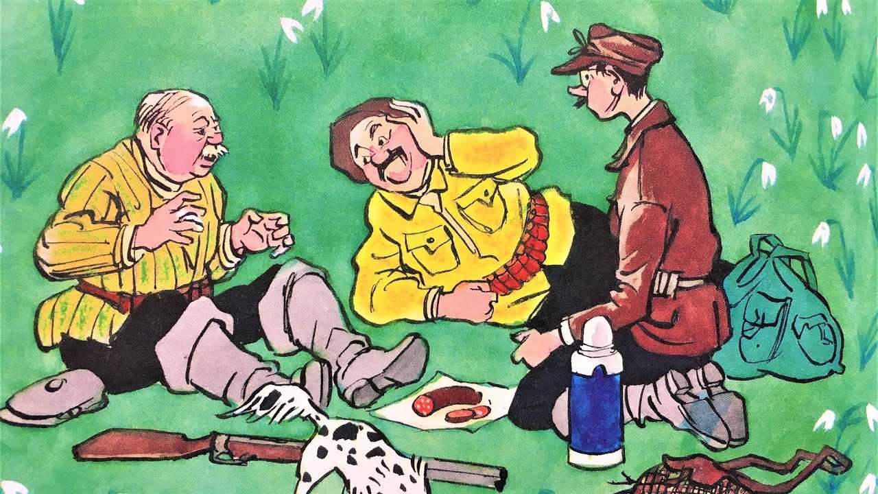 Три охотника - носов н.н. рассказ про встречи охотников с медведем.