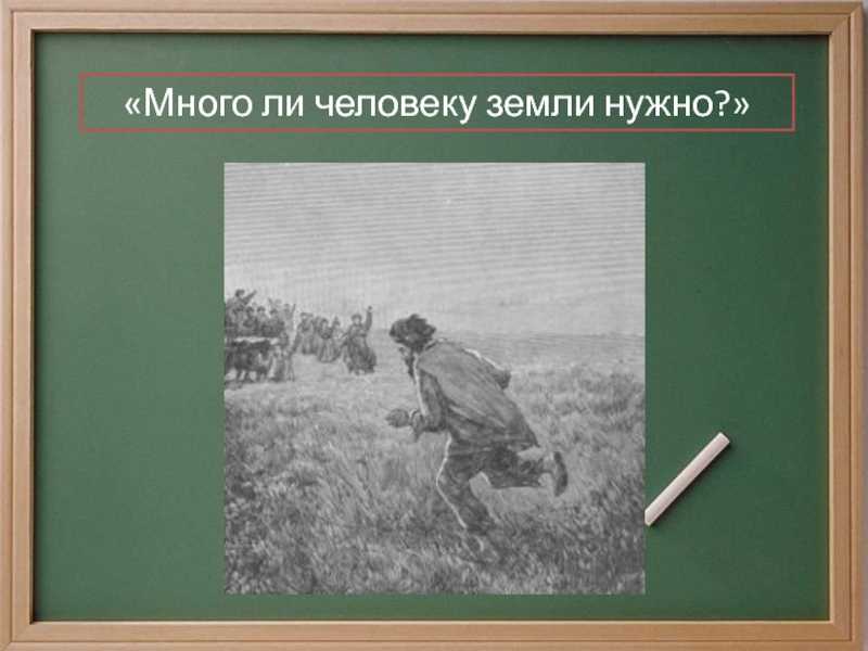 Лев толстой: много ли человеку земли нужно