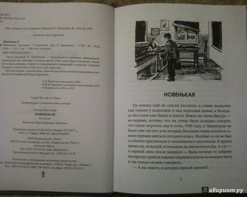 Пантелеев леонид - новенькая