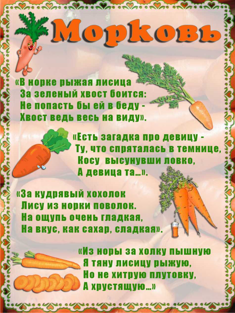 Что растет в саду, на грядке? загадки про овощи и фрукты
