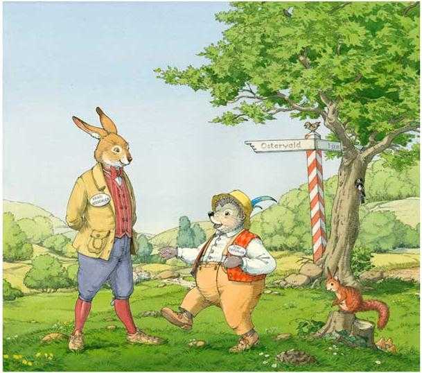 Заяц и ёж