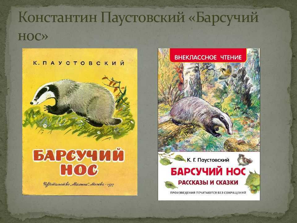 Сказка «барсучий нос»