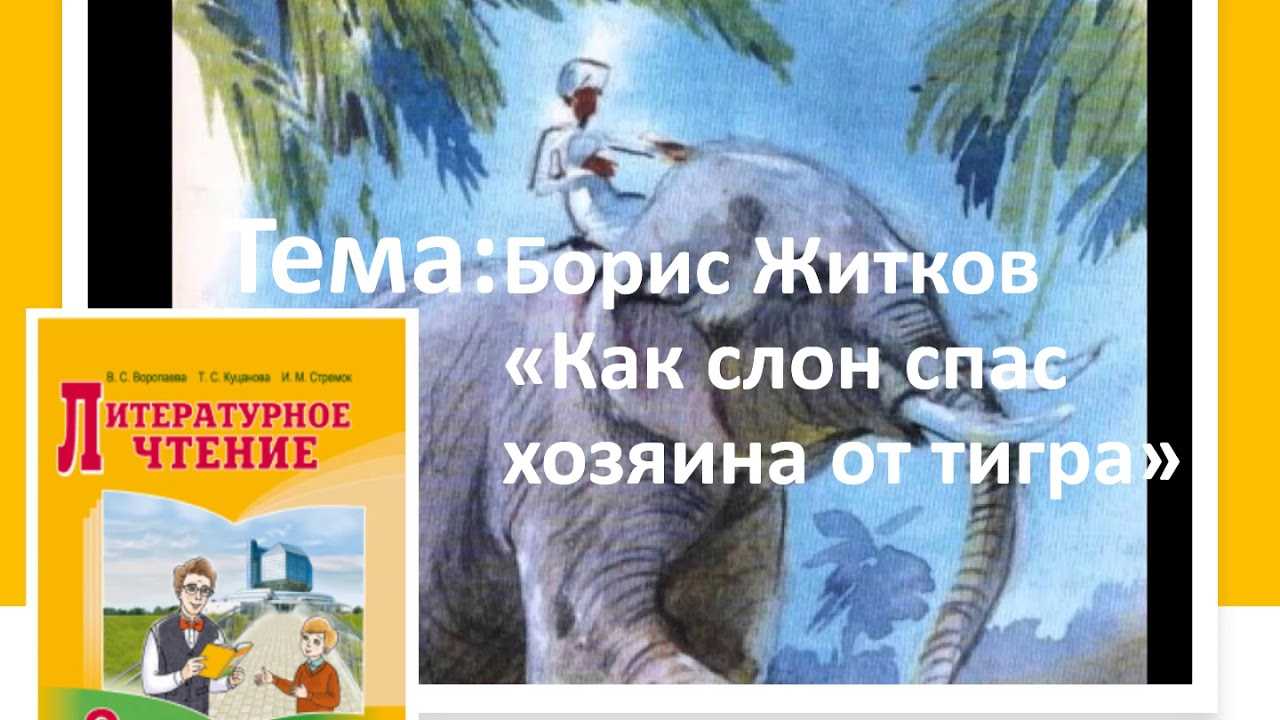 Как слон спас хозяина от тигра