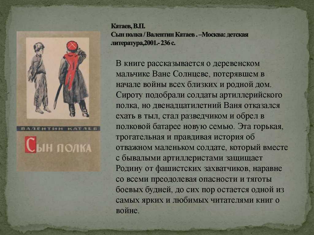 Краткое содержание «сын полка» за 5 минут и по главам за 24 минуты