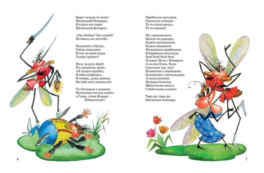 Корней чуковский — муха-цокотуха: стих
