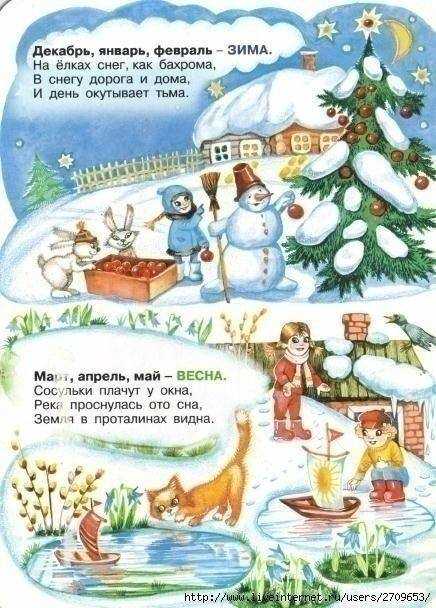 Стихи про времена года для детей 6-7 лет