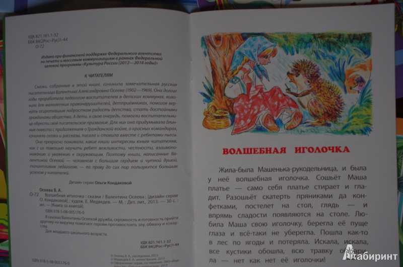 Волшебная иголочка - сказки осеевой: читать с картинками, иллюстрациями - сказка dy9.ru