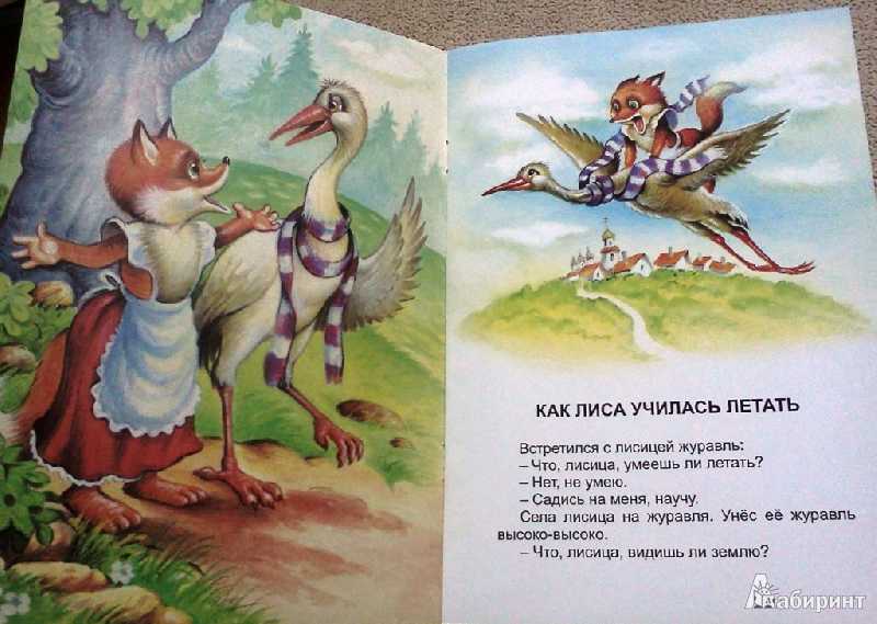 Сказка как лиса училась летать