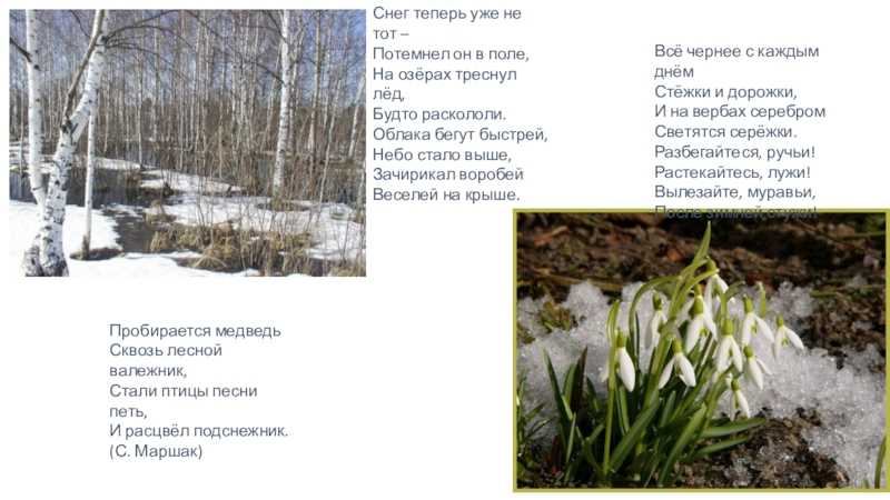 Разучивание стихотворения с.я. маршака «апрель» | детство-гид