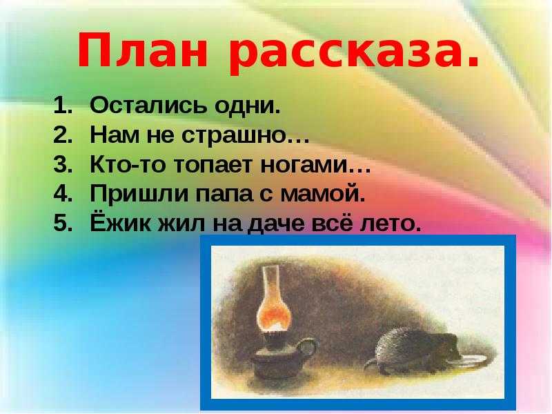 Рассказы о животных е чарушина страшный рассказ 2 класс школа россии