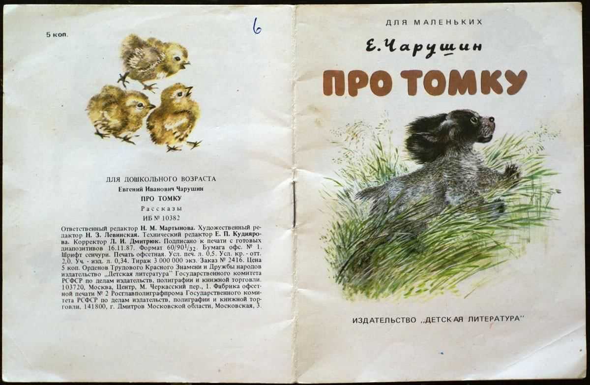 Текст е и чарушин томкины сны